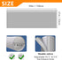 Portable AC Hose Insulation Sleeve, Insulated Hose Cover for 5" & 5.9" Diameter Exhaust Hose, Light Gray