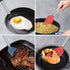 Silicone Spatula and Cooking Spoon Set - 5 Pack with Solid & Slotted Spoons, Heat Resistant, Starry Blue