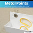 1InTheOffice Panel Wall Wire Hooks, Silver Wall Hooks for Fabric Panel Cubicle, 50 Pack