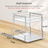 2 9.65"W 10.7"D 10.24" PanPanPal Pull Out Spice Rack Organizer for Inside Cabinet, Tier Metal Spice Organization