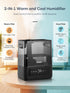 6L 60H 12H FOHERE Smart Humidifiers for Bedroom, Warm and Cool Mist Quiet Humidifier with Runtime, Humidity Control