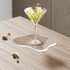 Jivlccy Acrylic Desk Coaster Decorative Plates, Clear Cloud Shape bar Drink Coasters, Coffee Cup Coaster for Desk