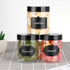 8 OZ Plastic Jars with Lids - 24 Pack Clear Containers for Kitchen and Household Food Storage, BPA Free