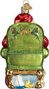 Old World Christmas 40300 Glass Blown Ornaments for Christmas Tree, Santa Checking List