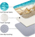 3D Non Slip Bath Rugs Sponge Foam for Bathroom,Durable Flannel Mat Bright Print rug for Living Room, Absorbent water