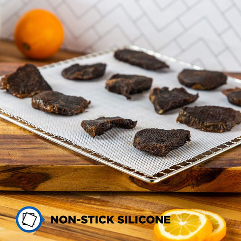 Silicone Dehydrator Sheets (6 Pack) - Fine Mesh Trays for Cosori, Excalibur, Magic Mill Dehydrator Accessories