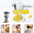 Best Utensils Stainless Steel Manual Lemon Juicer - Hand Held Citrus Squeezer, 2 Pack