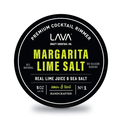 LAVA Premium Margarita Lime Sea Salt Cocktail Rimmer, All Natural Margarita Rimmer