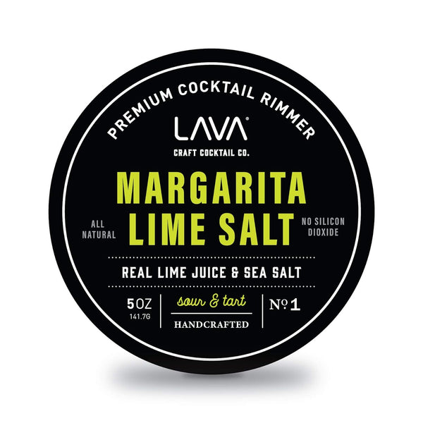 LAVA Premium Margarita Lime Sea Salt Cocktail Rimmer, All Natural Margarita Rimmer