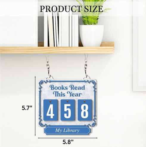 Counter, Counter Books Read This Year Book Sign for Reading Challenge, Books Read Tracker, Bookish Gifts for Book