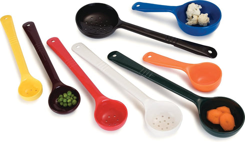 Carlisle FoodService Products Measure Miser Solid Measuring Spoon, 3 Ounces, White, 1 Count
