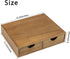 Wooden K Cup Organizer Coffee Pod Storage Box, Coffee Pods and Tea Organizer Holder, K Pod Drawer Coffee Maker Stand,