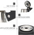 jojofuny 2Pcs Kettle Alarm Teapot Loud Whistle - Whistling Tea Kettle Lid Replacement, Stainless Steel Nozzle Flute