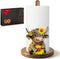 GAJ Highland Cow Paper Towel Holder - Highland Cow Decor for Kitchen Farmhouse