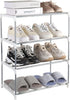 Small Shoe Rack, Narrow Stackable Shoe Shelf Organizer for Entryway, Doorway and