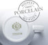WM Bartleet & Sons 1750 Traditional Porcelain Sugar Bowl with Lid & Spoon, White