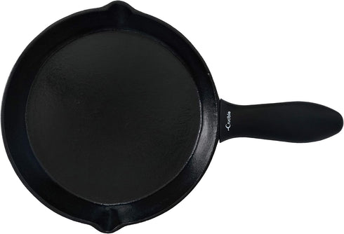 Silicone Hot Handle Holder + Assist Holder, Potholder (2-Pack Mix Black) for Cast Iron Cookware