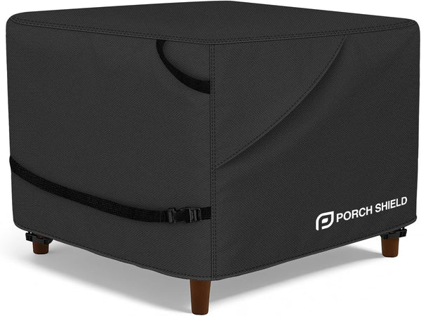 Porch Shield Patio Ottoman Cover - Waterproof Outdoor Square Side Table Covers