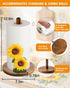GAJ Counter 3D Sunflower Paper Towel Holder - Sunflower Decor for Kitchen Farmhouse Bathroom - Gifts for Women Mom