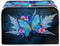Xoenoiee Blue Butterfly Toaster Cover - 2 Slice Small Appliance Dust Cover with Top Handle, Washable