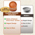 Mini Wooden Bowl Set of 4, 3.54" Diameter for Condiments, Dip Sauce, Small Wood Bowl for Jam, Olive