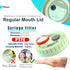 6Pcs Regular Mouth Mushroom Liquid Culture Lid, Mason Jar Lid with PTFE Syringe Filter for Mushroom Growing
