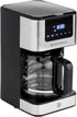 Programmable 6 12-Cup, West Bend Drip Coffee Maker Brews Hot or Iced, with Brew Strength Selector Auto Shut-Off