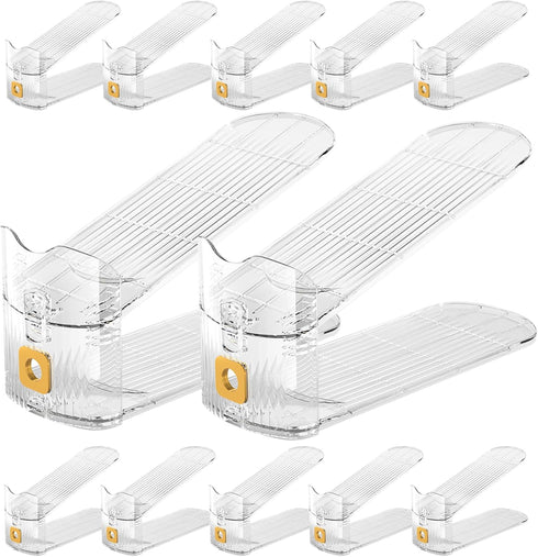 Copidrum 12Pack Shoe Slots Organizer for Closet Shoe Stacker Shoe Rack Organizer for