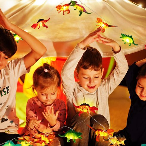 30 16.4 Riakrum LED FT Dinosaur String Lights for Boys Room Battery Operated Dinosaur Lights String Dino Light for Boys