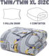 Set, Set Sets Yibeizi Twin Bed Comforter Kids Lightweight All-Season Comforter Cute Truck Pattern Microfiber Breathable