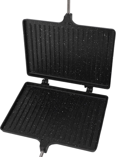 Hand Sandwich Maker, Nonstick Double Sided Baking Pan, Panini Presser Flip Grill Pan for Breakfast Toaster