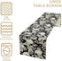 13x36 inches Gothic Table Runner White Skull Flowers Moth Pattern Table Runner Table Cloth Decoration Dresser Garden