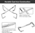 Stanbroil 8" Stainless Steel Folding Dutch Oven Lid Stand for Campfire Cooking, 4-in-1 Tool