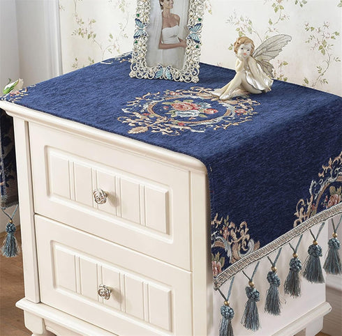 Simple Bedside Table Dust Cover Cover Cloth Towel Cushion Fabric Modern Universal Bedroom Cabinet Tablecloth Cushion