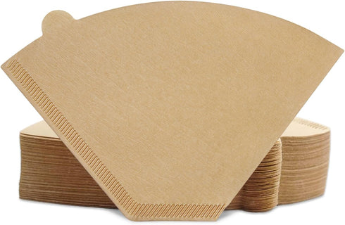 #4 Cone Coffee Filters: Natural Unbleached Paper Filters for Pour Over and Drip Coffee Maker, 200 Count