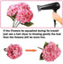 Artificial Flowers Silk Hydrangea Flowers, 5 Heads Fake Flower Bunch Bouquet for Home Wedding Party Decor