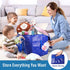 Heavy Duty Extra Large Moving Bags, Cube Storage Tote with Zippers & Strong Carrying Handles for Space Saving,
