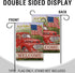 Welcome Summer American Red Truck Decorative Garden Flag, 4th of July, Patriotic Lawn Decor, 12x18