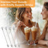 kilofly Rhinestone Party Stir Bar Spoon, Value Pack, Set of 4