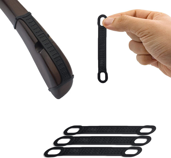 Black Clothes Hanger Grips, 10000 Pack Non-Marking Silicone Non Slip Rubber Hanger Grips, Durable Nonslip Strips.