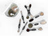 Magnetic Measuring Spoons Set, Stainless Steel with Leveler, Stackable Tablespoon Measure Spoon for Baking, Kitchen
