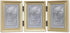 Lawrence Frames Bead Border Design, 2.5x3.5 Triple, Satin Gold