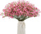 BOMAROLAN Artificial Baby Breath Flowers Fake Gypsophila Bouquets 12 Pcs Plastic Real Touch Flowers for Wedding Decor