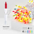 2PACK 50Count in,13FT Hopolon Easter String Lights,Christmas Lights Plug Incandescent Pastel Mini Light White Wire