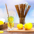 Leopard Straws Bulk, Reusable Plastic Cheetah Animal Straws with Cleaning Brush for Women Tumblers, 27 Pieces