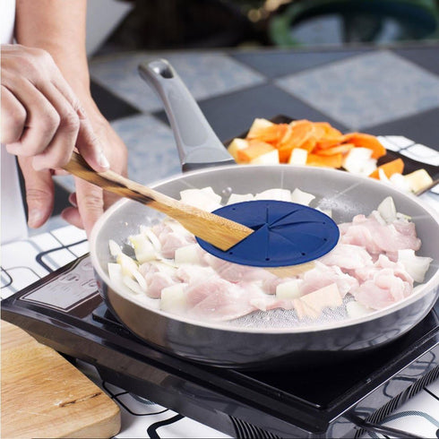 Silicone Splash Cooking Guard Cover for Mixing Bowl, Baking Bowl, Pots, and Splatter Screen