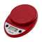Escali Primo Digital Food Scale, Multi-Functional Kitchen Scale, 8.5 x 6 x 1.5 inches, Warm Red