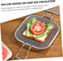 SUPVOX Sandwich Grill Folding Tray - Microwave Toaster Sandwich Maker for Bread Slice Grill Oven