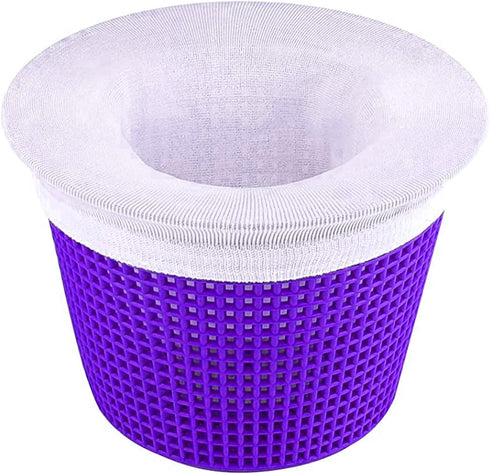 WISHDIAM 50 Pack Pool Skimmer Socks for Filters Baskets, Perfect for Inground and Above Ground Pools, Swimming