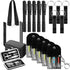 5 Sets Set Teenyyou Baby Shower Prizes for Winners Men Small Bottle Opener, Mini Screwdriver Keychain, Flashlight Pen